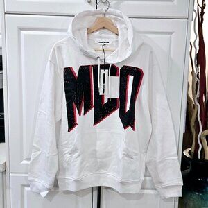 Alexander McQueen Logo-Print Hooded Sweatshirt